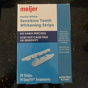 Meijer Purely White Sensitive Teeth Whitening Strips